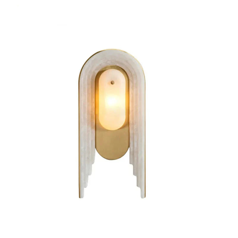 Applique Murale Ligne Marbre Moderne