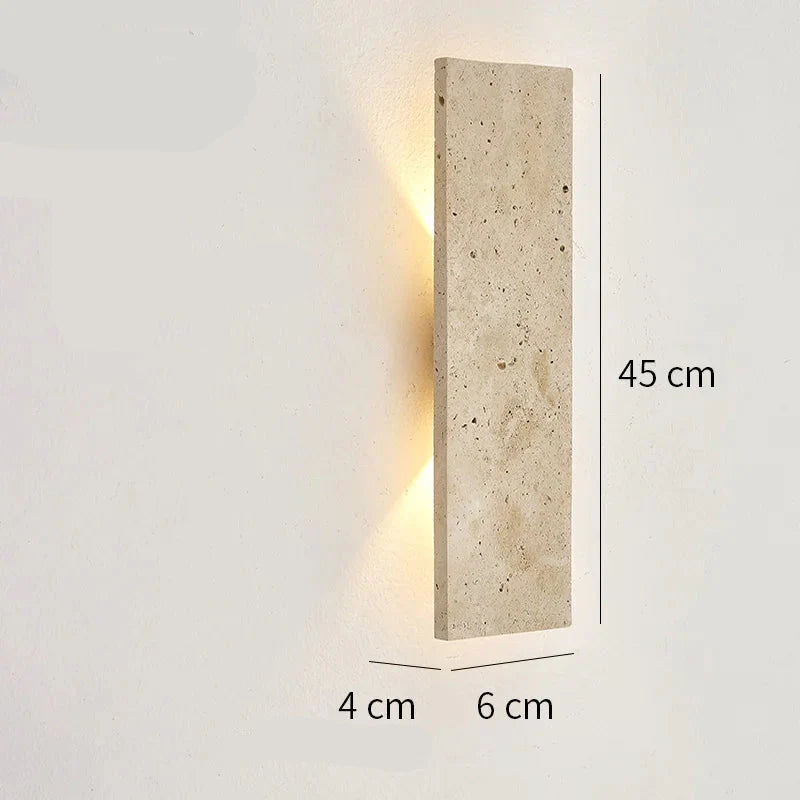 Applique Murale Rectangle Pierre Moderne