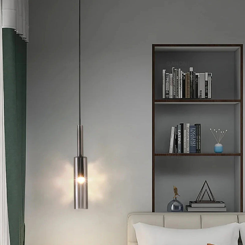 Suspension LED Tube Cristal Nordique