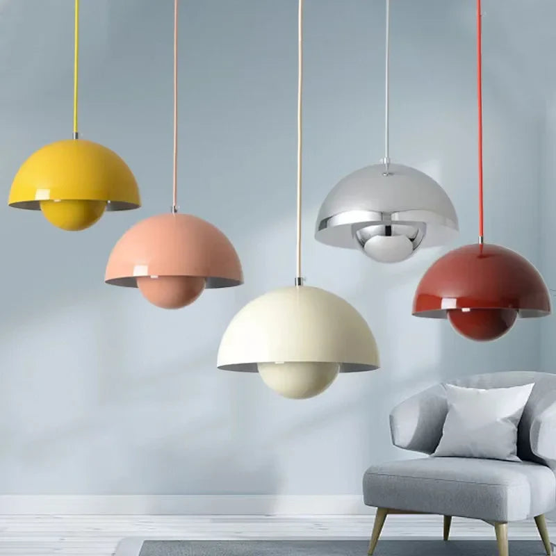 Suspension Champignon Nordique Colorée