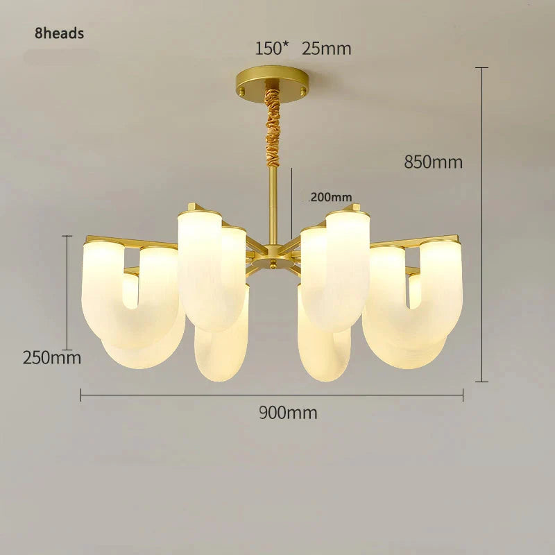 Lustre Nordique Design Forme U