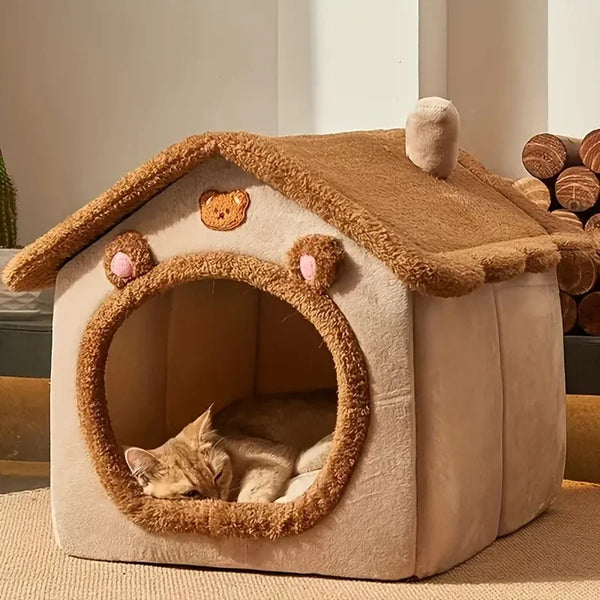 Maison Chat Pliable Lavable Confort
