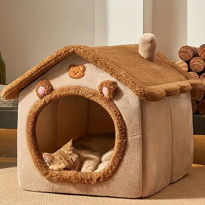 Maison Chat Pliable Lavable Confort