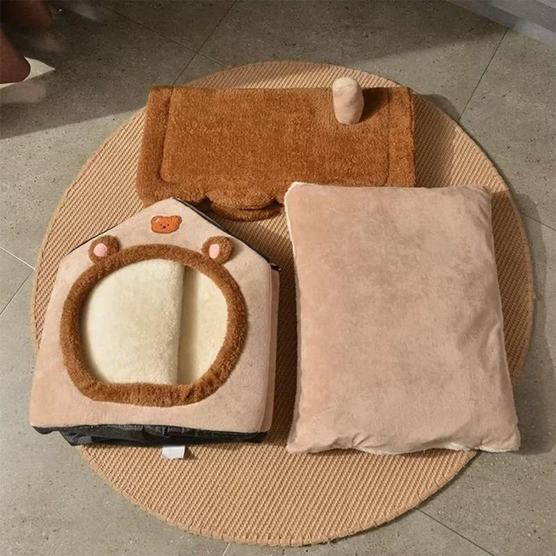Maison Chat Pliable Lavable Confort