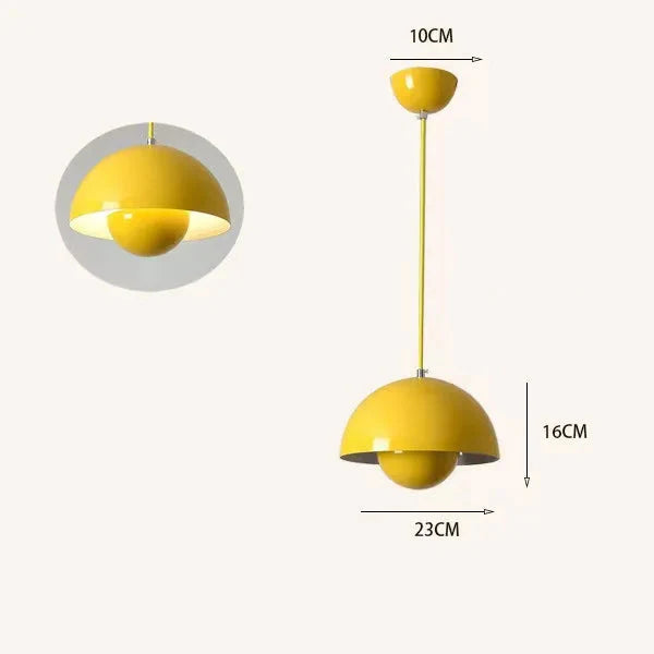Suspension Champignon Nordique Colorée