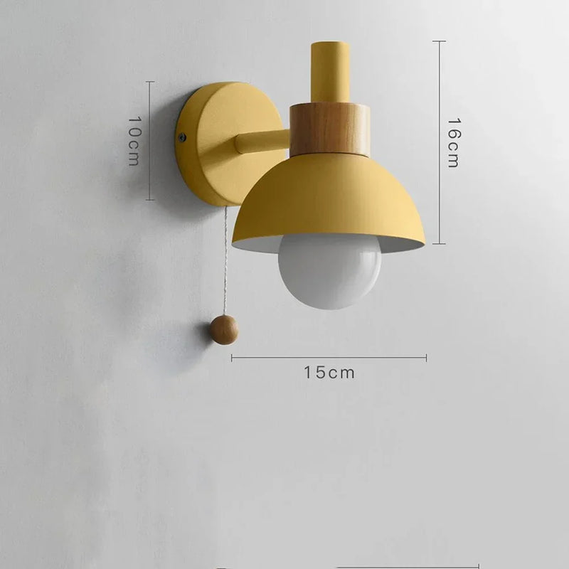 Applique Murale LED Macaron Colorée