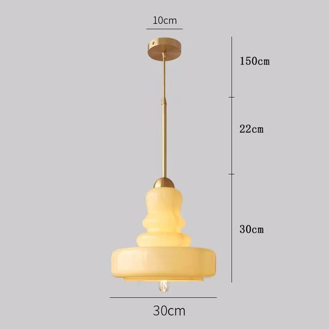 Suspension Nordique Forme Créative Verre