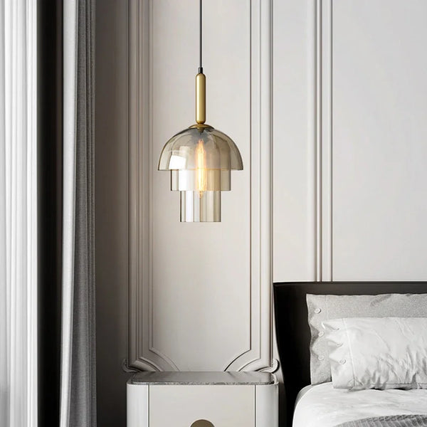 Suspension Verre Nordique Minimaliste Élégante