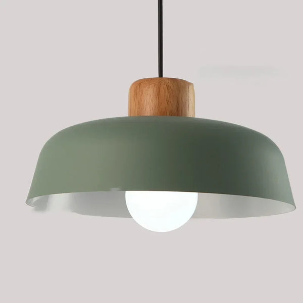 Suspension LED Aluminium Bol Colorée