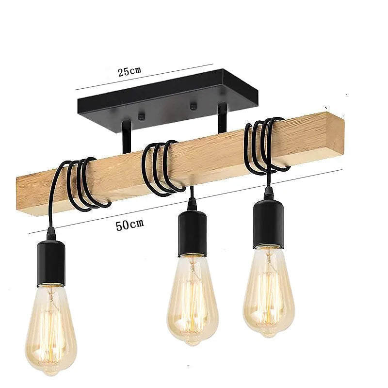 Plafonnier Bois Moderne Enroulé