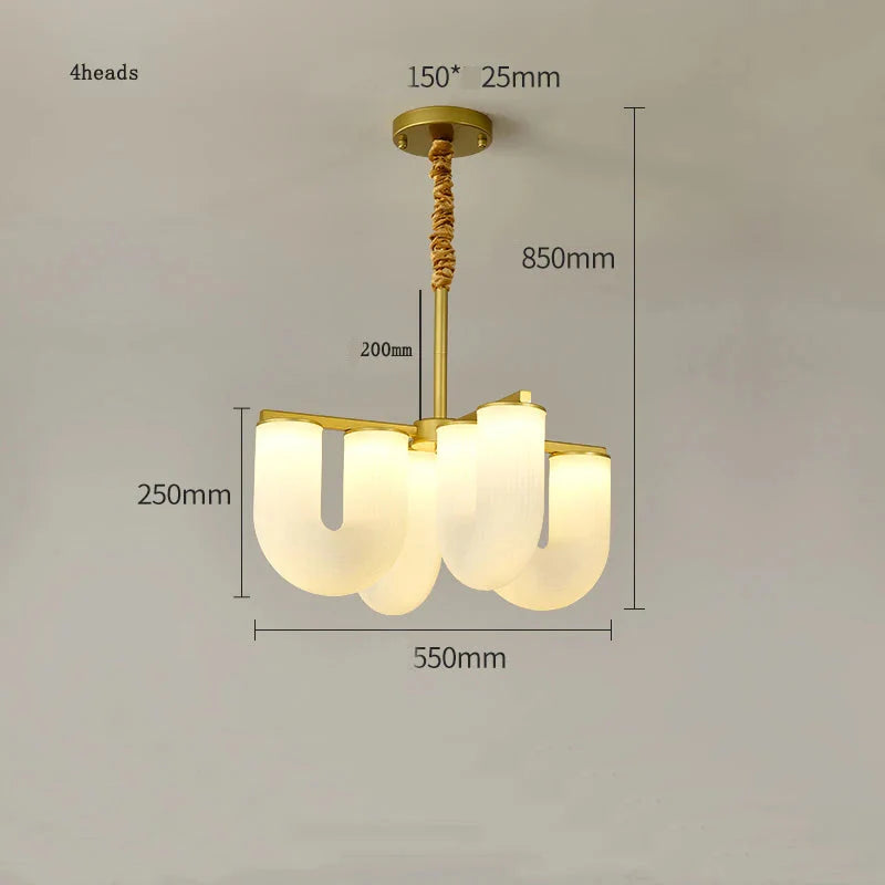 Lustre Nordique Design Forme U
