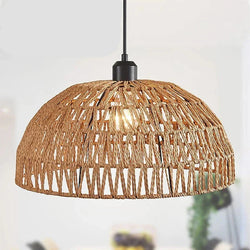 Suspension Chanvre Tissé Main Naturelle