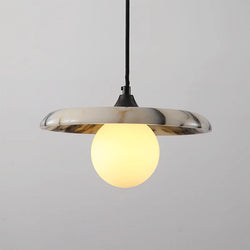 Suspension Ronde Marbre Noir Élégante