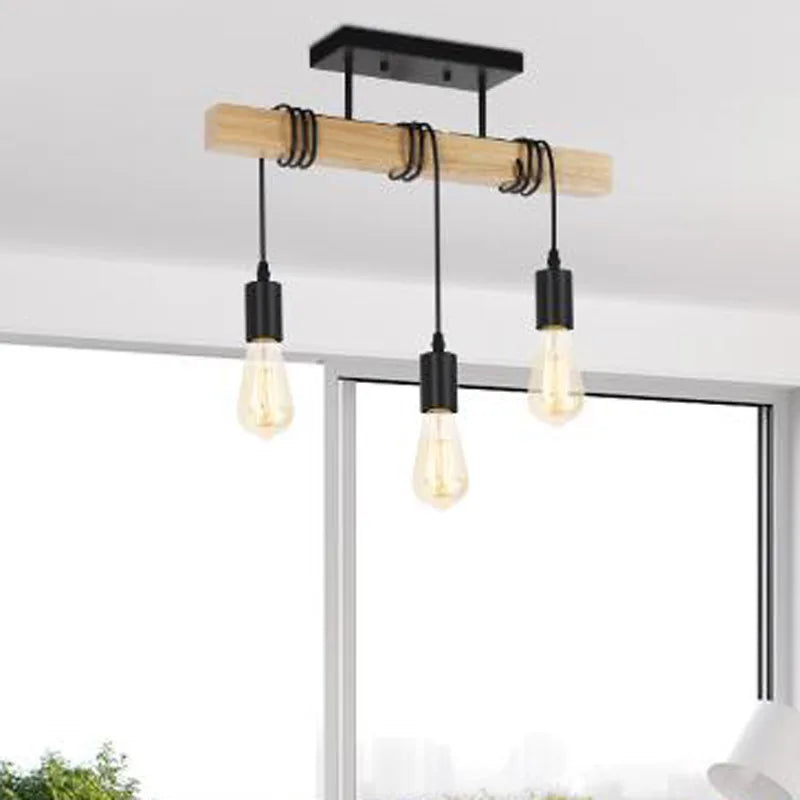 Plafonnier Bois Moderne Enroulé