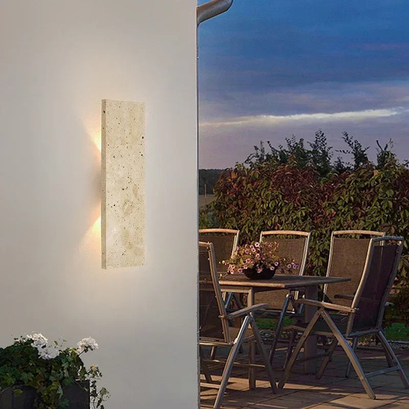 Applique Murale Rectangle Pierre Moderne